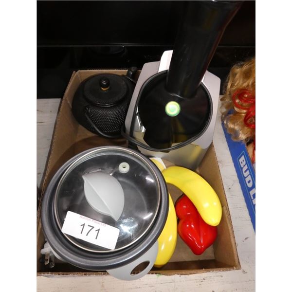 mini rice cooker, swirlio, teapot