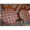 Image 2 : wooden swivel bar stools