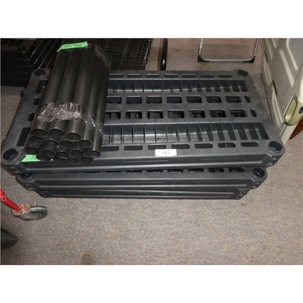 plastic shelving unit 5 tire