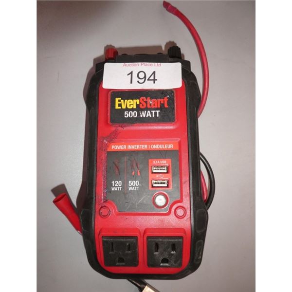 Ever Start 500W power inverter