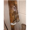 Image 2 : vintage beam scale.vintage wooden spidget.pick axe