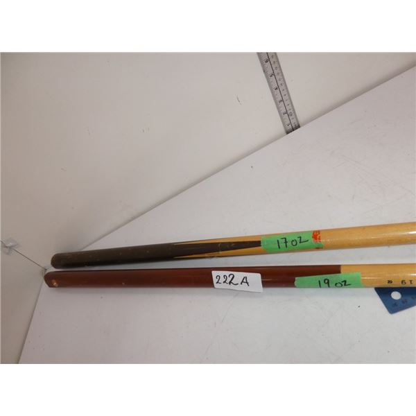 17oz & 19oz billiard cues