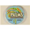 Image 1 : 2002 $1 PALMS CASINO CHIP. LAS VEGAS, NV.