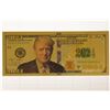 Image 1 : 2024-A TRUMP 24K GOLD FOIL $100 POLYMER BILL. CU