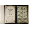 Image 1 : UNCUT SHEET OF 4-2009 US $2 FRNS CRISP UN IN