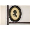 Image 1 : FRAMED ABRAHAM LINCOLN SILLOUTE PORTRAIT IN