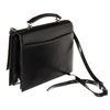 Image 3 : Saint Laurent Black Leather Babylone SHW Top Handle Bag