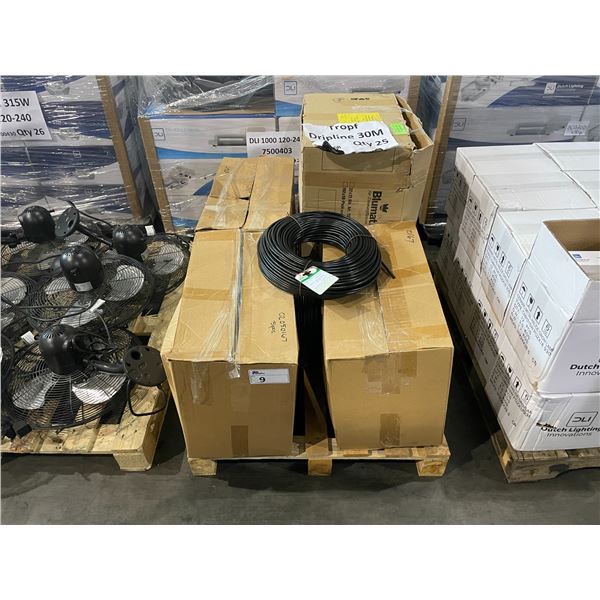 PALLET OF APPROXIMATELY 25 ROLLS OF TROPF BLUMAT COMMERCIAL 30M DRIPLINE
