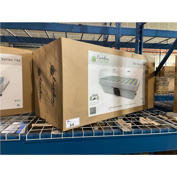 2 TURBO KLONE ELITE SERIES 144 COMMERCIAL INCUBATORS WITH NO HUMIDITY DOMES