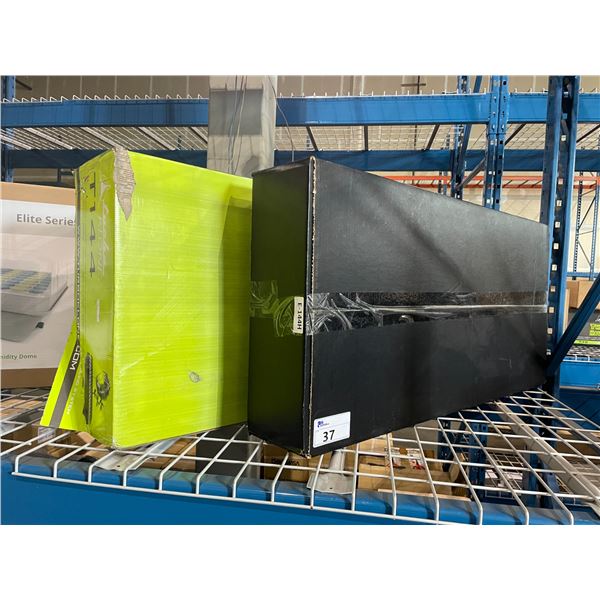 2 TURBO KLONE ELITE SERIES 144 COMMERCIAL INCUBATORS WITH NO HUMIDITY DOMES