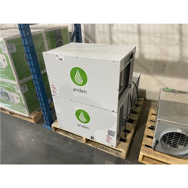 PALLET OF ASSORTED ANDEN COMMERCIAL DEHUMIDIFIER PARTS