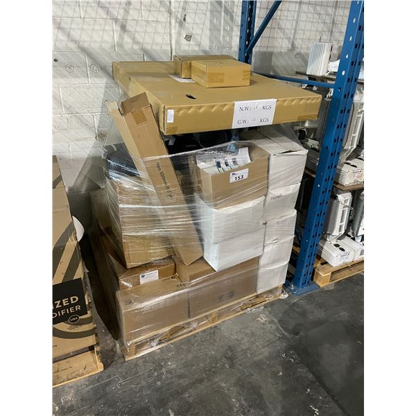 PALLET OF ASSORTED SIGNS & HYDROPONICS PRODUCTS