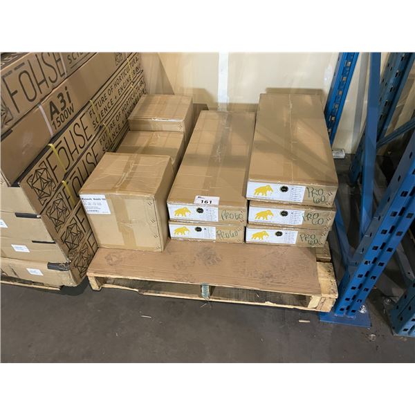 PALLET OF MAMMOTH TENTS PRO 60 MOBILE CLIMATE ROOMS & ASSORTED MAMMOTH PRODUCT