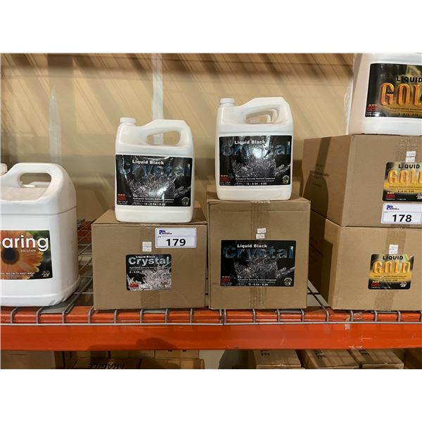 ASSORTED LIQUID BLACK HYDROPONIC SPECIALTY NUTRIENT COMPONENT