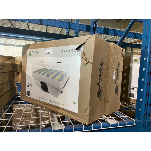 2 TURBO KLONE ELITE SERIES COMMERCIAL INCUBATORS WITH HUMIDITY DOMES