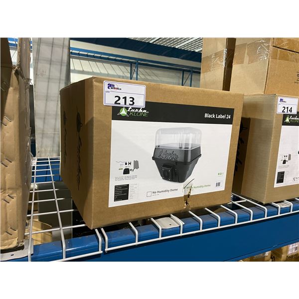 2 TURBO KLONE BLACK LABEL 24 COMMERCIAL INCUBATOR WITH HUMIDITY DOME