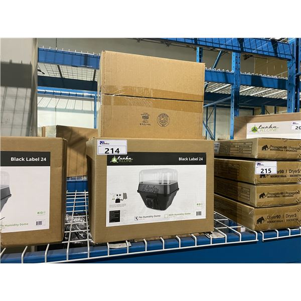 2 TURBO KLONE BLACK LABEL 24 COMMERCIAL INCUBATOR WITH HUMIDITY DOME