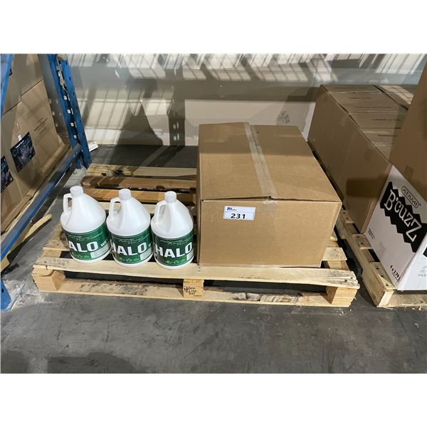 PALLET OF HALLOW HYDROPONIC PLANT SUPPLEMENTS