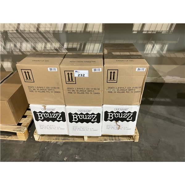 PALLET OF ASSORTED B.CUZZ HYDROPONIC PLANT SUPPLEMENTS