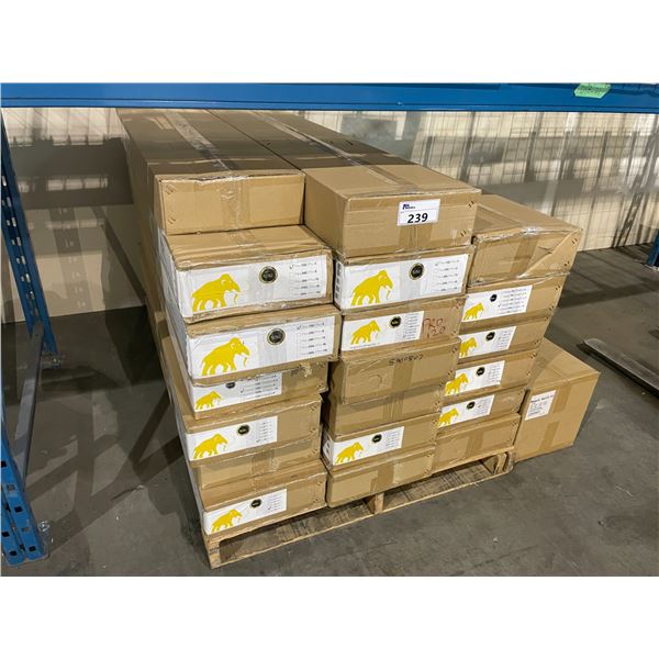 PALLET OF MAMMOTH TENTS PRO 150 & CLASSIC 120 MOBILE CLIMATE ROOMS