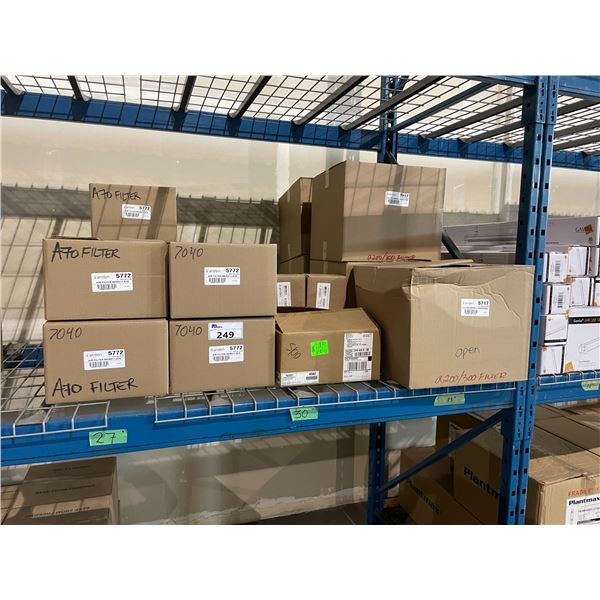 LOT OF ASSORTED ANDEN AIR FILTER, TRH SUPPORT MODULE, ANDEN AS80 HUMIDIFIER PARTS, ANDEN FILTERS &