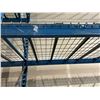 Image 4 : ** 7 BAYS OF BLUE 19' TALL  12' CROSSBAR 42" DEPTH ADJUSTABLE INDUSTRIAL PALLET RACKING WITH MESH