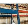 Image 2 : ** 3 BAYS OF BLUE 19' TALL  12' CROSSBAR 42" DEPTH ADJUSTABLE INDUSTRIAL PALLET RACKING WITH MESH