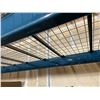 Image 3 : ** 3 BAYS OF BLUE 19' TALL  12' CROSSBAR 42" DEPTH ADJUSTABLE INDUSTRIAL PALLET RACKING WITH MESH