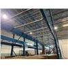 Image 3 : ** 3 BAYS OF BLUE 18' TALL  12' CROSSBAR 42" DEPTH ADJUSTABLE INDUSTRIAL PALLET RACKING WITH MESH