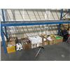 Image 2 : CONTENTS OF SHIPPING RECEIVING AREA INCLUDING SHELVES, WORK BENCH, FOLDING TABLE, HYDROPONICS