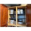 Image 9 : CONTENT OF FRONT OFFICES INCLUDING DESKS, 2 FILE CABINETS, ANDEN PARTS / COMPONENTS, MOBILE OFFICE