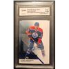 Image 1 : 2014 UD SP GAME USED #147 LEON DRAISAITL AUTOGRAPHED ROOKIE CARD GMA GRADED 10