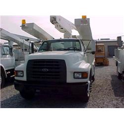 1998 FORD F SERIES SIGN BUCKET TRUCK
