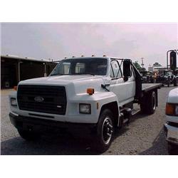 1990 Ford F600 Crew Cab Flatbed 1990 Ford F600 Crew Cab Flatbed