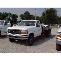 1992 FORD F450 SUPER DUTY FLATBED TRUCK