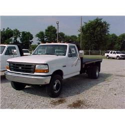 1994 FORD F-SUPER DUTY FLATBED TRUCK