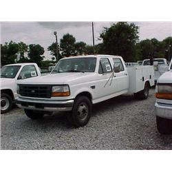1996 FORD F350 CREWCAB SERVICE TRUCK