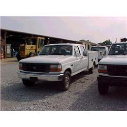 1997 FORD F350 CREW CAB SERVICE TRUCK