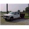 Image 1 : 1998 CHEVEROLET 3500 CREWCAB FLATBED TRUCK