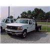 Image 1 : 1996 FORD F350 CREW CAB FLATBED TRUCK