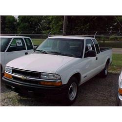 2001 CHEVROLET S10 EXTENDED CAB PICKUP