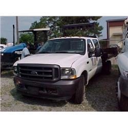 2003 FORD F350 CREWCAB FLATBED