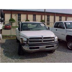 2002 DODGE RAM 2500 EXTENDED CAB PICKUP