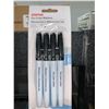 Image 3 : CASE LOT Staples Dry Erase Markers Fine Tip Black 4pk x 6