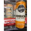 Image 2 : CASE LOT Remedy Kombucha No Sugar Ginger Lemon 12 x 330ml