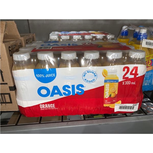 CASE LOT Oasis 100% Orange Juice 24 x 300ml