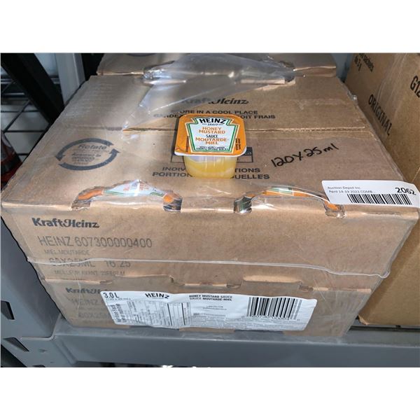 CASE LOT Kraft Heinz Honey Mustard Sauce 120 x 25ml
