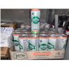 Image 1 : CASE LOT Perrier Energize Caffeine & Yerba Mate Grapefruit Flavor Caffeinated Energy Drink 24 x 330m