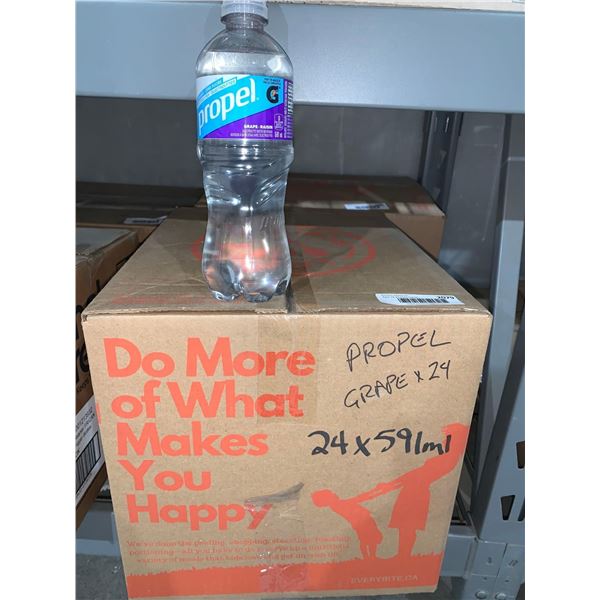 CASE LOT Propel Grape Electrolyte Water 24 x 591ml