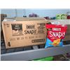Image 1 : CASE LOT Cheez-It Snap'd Cheddar Sour Cream & Onion Baked Snack Crackers 6 x 62g